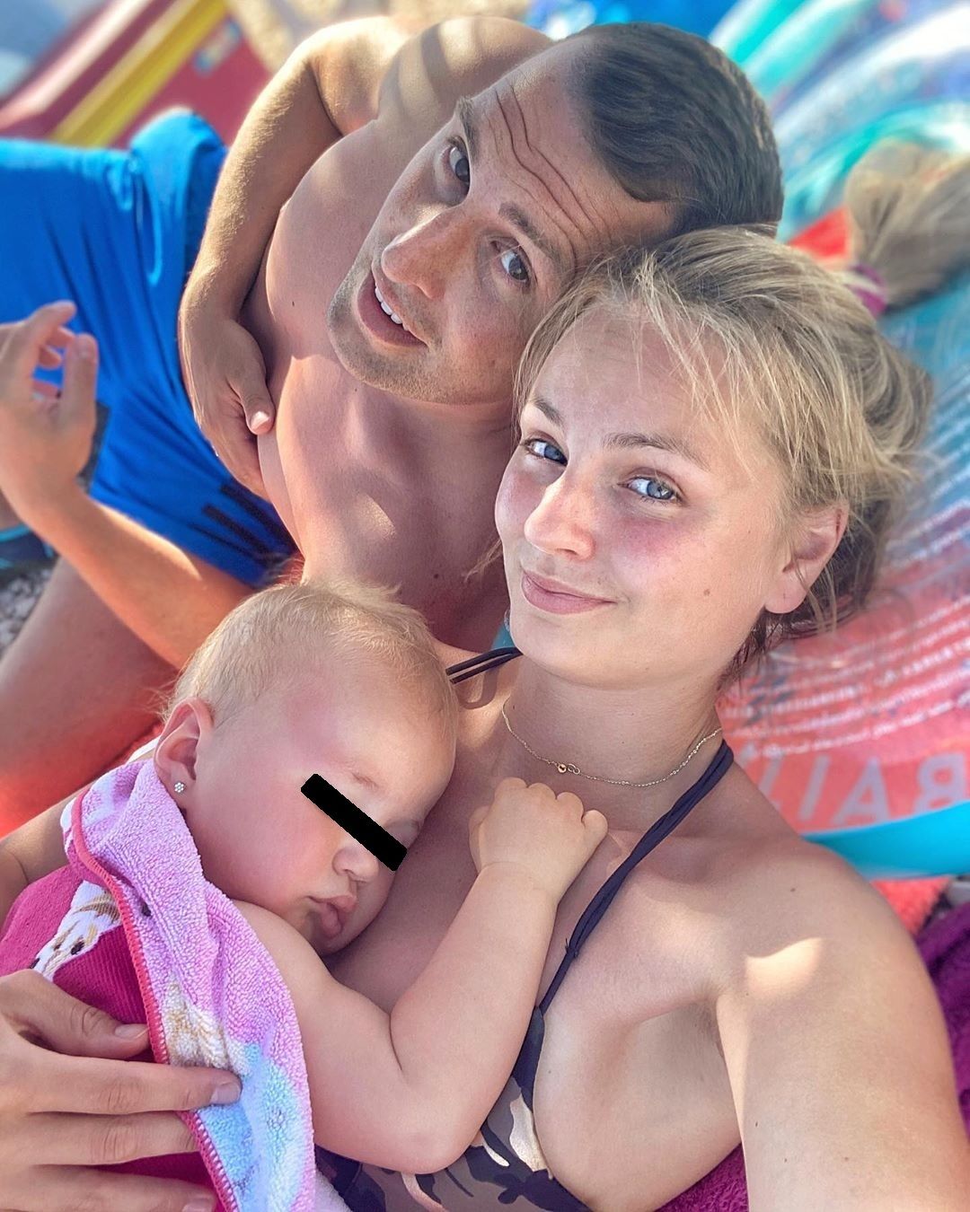 Tereza Fajksová s rodinou na dovolené