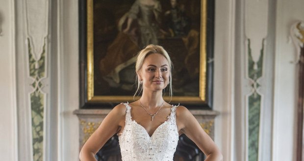 Tereza Fajksová ve svatebních šatech za 8 milionů korun
