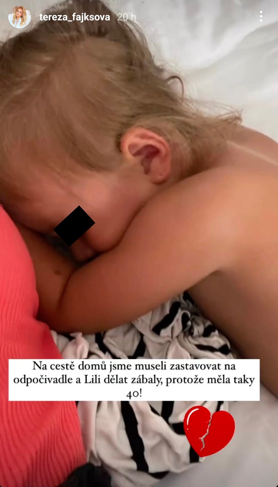 Dovolená Terezy Fajksové se trochu zvrtla...