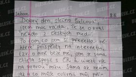 Tereza H. obviněná z pašování heroinu napsala Blesku z vězení dopis