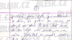 Pašeračka Tereza (24) poslala Blesku dopis z vězení.