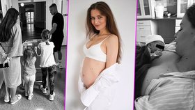Miss Kadeřábková detailně popsala třetí porod: Bolest a bezmoc při narození syna!