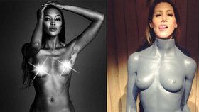 Tereza Kerndlová si vyzkoušela tělo Naomi Campbell.