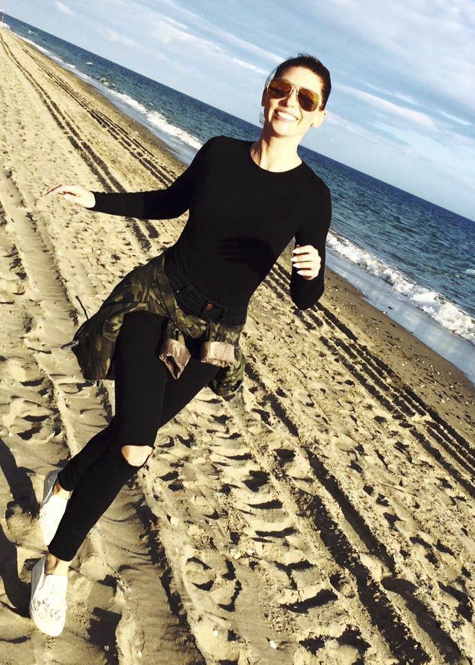 Tereza Kerndlová si užívá dovolenou u moře.