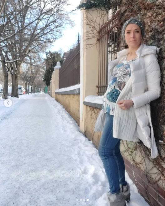 Takhle fotka vzbudila v některých dojem, že Tereza Kostková čeká druhé dítě.