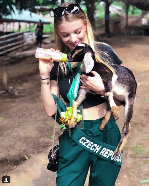 Česká Miss Earth Tereza Křivánková