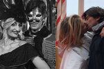 Tereza Maxová s manželem: Řádění v maskách a líbačka v srdci Benátek!