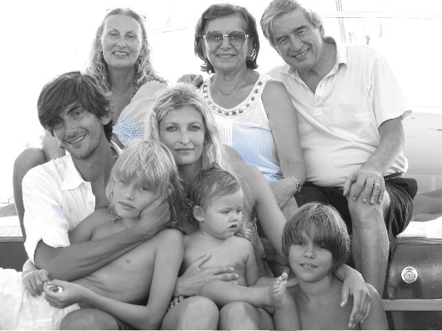 Tereza Maxová s rodinou.