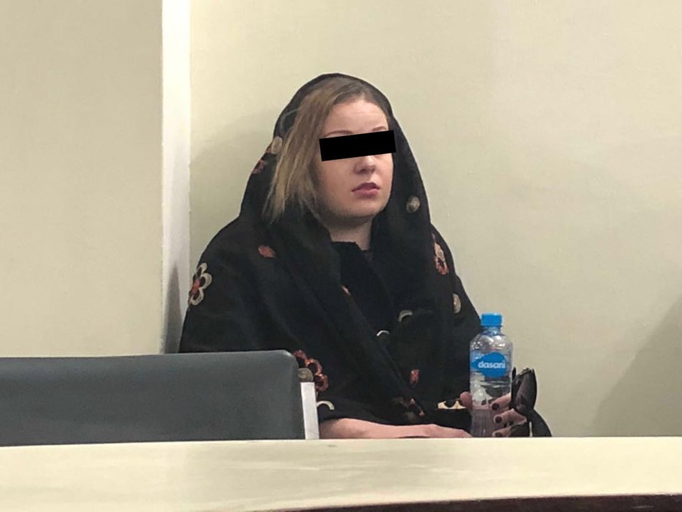 Pašeračka Tereza H.(22) u soudu 8. 1. 2019