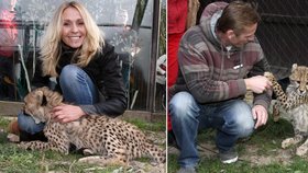 Nejdřív ochutnal Terezu, pak šel Chlebečkovi dát high five za jeho výběr.