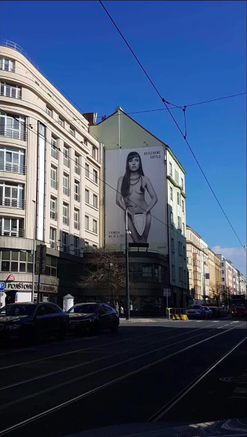 Tereza Ramba na billboardu.