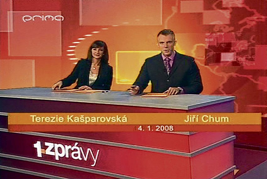 Kdysi Tereza Kašparovská moderovala po boku Jiřího Chuma.