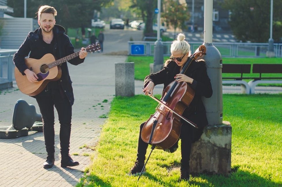 Terezie Kovalová a Adam Vopička