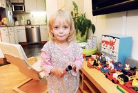 Terezce (3) nepracují střeva: Denně riskuje život