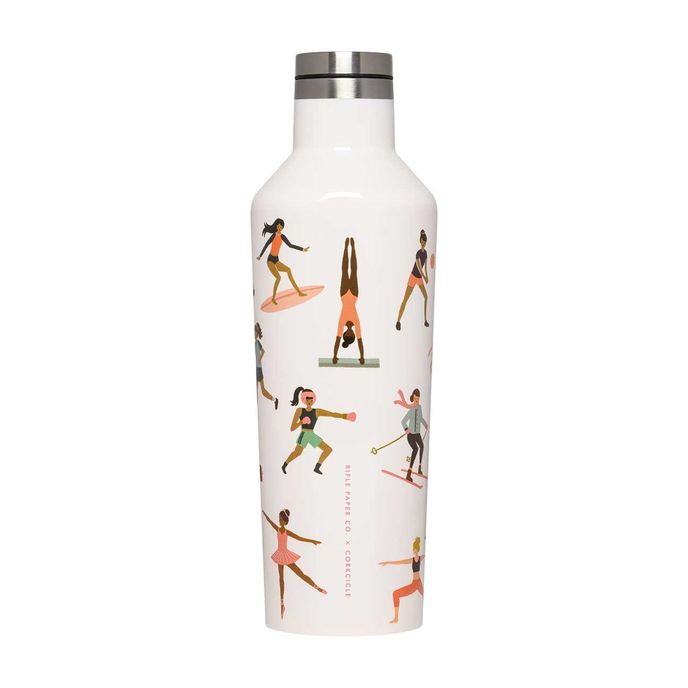 Láhev Canteen Rifle Paper – Sports Girls, Corkcicle, 475 ml, vemzu.cz, 1190 Kč