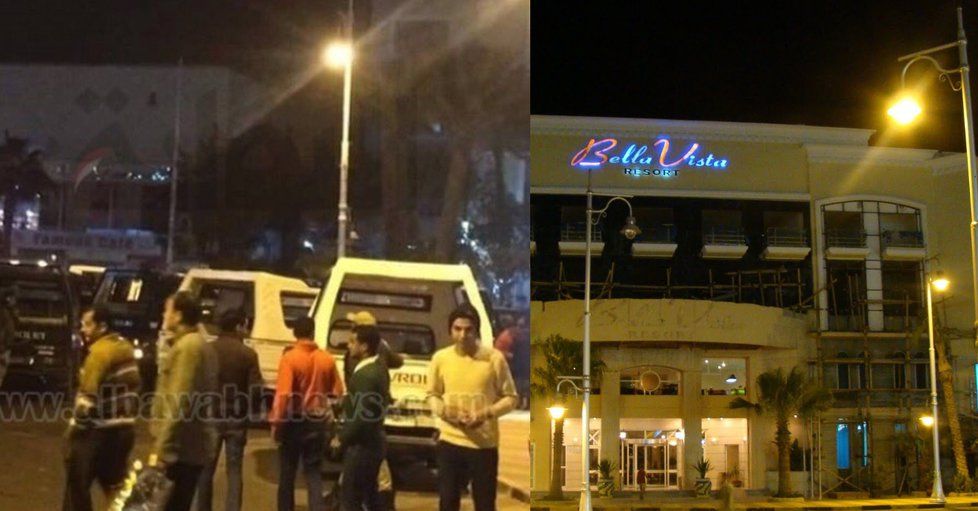 Ozbrojenci zaútočili na hotel Bella Vista v Egyptě.