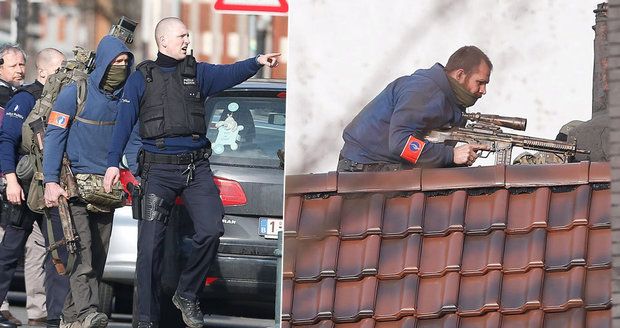 Drama v Bruselu: Zranění policisté, mrtvý střelec, další utekl po střechách