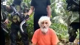 Německý zajatec na videu, které natočila filipínská teroristická skupina
