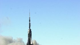 Hořící věže Světového obchodního střediska
