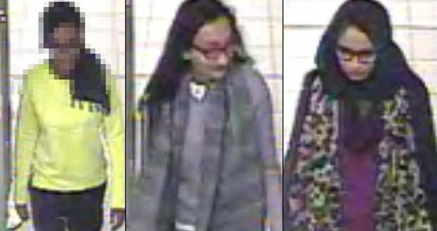 Tři školačky na cestě za teroristy policii unikly! Přitom o jejich zmizení věděli od úterý!