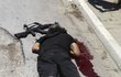 Terorista krátce poté, co jej zneškodnily tuniské bezpečnostní složky.