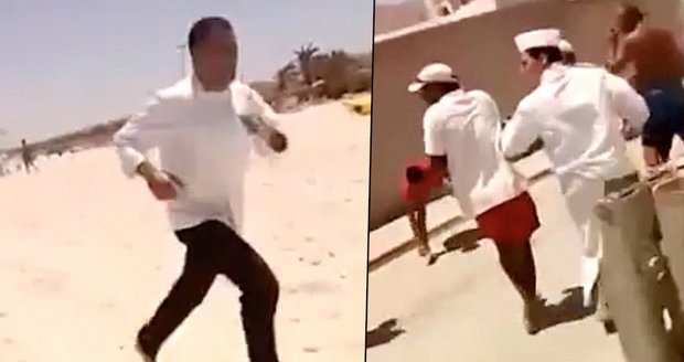 Běh o život: Turista natočil video z pláže v Sousse