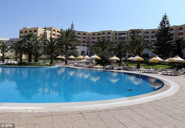 Bazén v hotelu Imperial Marhaba.
