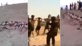 Záběry z videa popravy 300 syrských vojáků