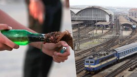 Teroristé v Česku chtěli zaútočit na vlak zápalnými lahvemi