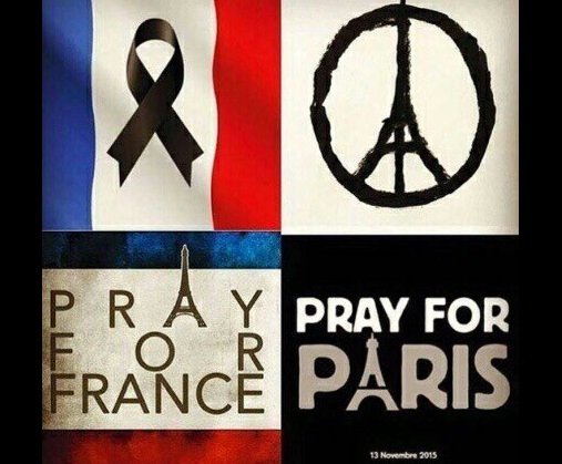 Ikonka proti nenávisti. Lidé vyjadřují solidaritu a soustrast s Francouzi nejen slovně, ale též obrazem. Na Twitteru, Facebooku i jinde.
