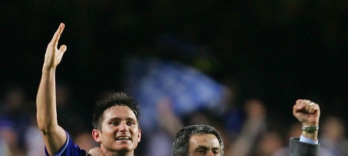 Frank Lampard a José Mourinho