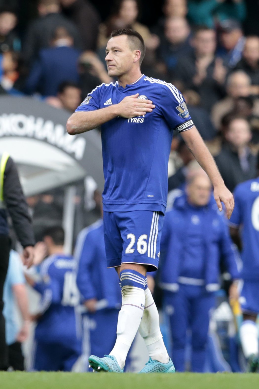 John Terry (Chelsea) - 187 cm, 90 kg, BMI index: 25,7