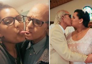 Terzel Rasmusová svého muže miluje. Věkový rozdíl 51 let pro ni problém není.