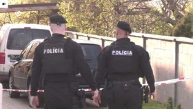 Místo vraždy ve slovenské obci Tesárske Mlyňany