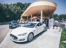 Majitelé tesel se dočkali, u Humpolce otevřel první supercharger v ČR