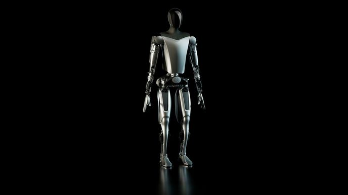 Humanoidní robot Optimus 2 od Tesly.