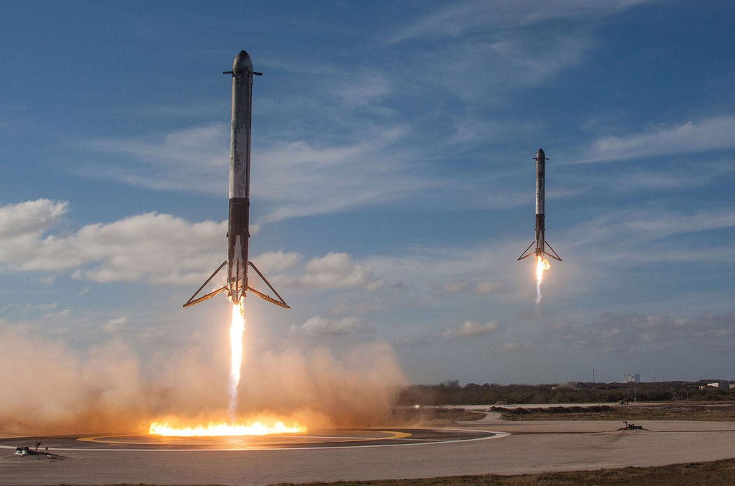 Raketa Falcon Heavy společnosti SpaceX