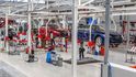 Výroba automobilů Tesla S