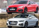 Audi S5 Sportback TDI vs. Audi A5 kupé 40 TFSI