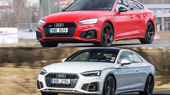 TEST Audi S5 Sportback TDI vs. A5 kupé 40 TFSI – Silná nafta, nebo základní benzin?