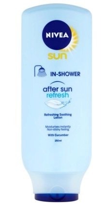 Nivea Sun Mléko po opalování do sprchy, 190 Kč (200 ml). Koupíte v drogeriích.