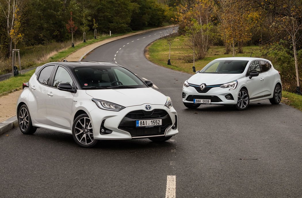 Renault Clio E-Tech vs. Toyota Yaris Hybrid