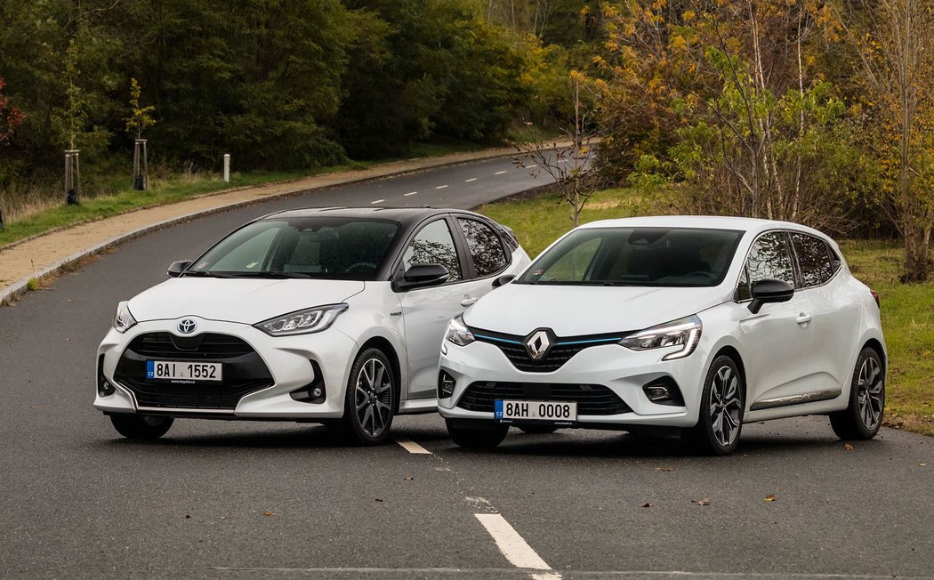 Renault Clio E-Tech vs. Toyota Yaris Hybrid