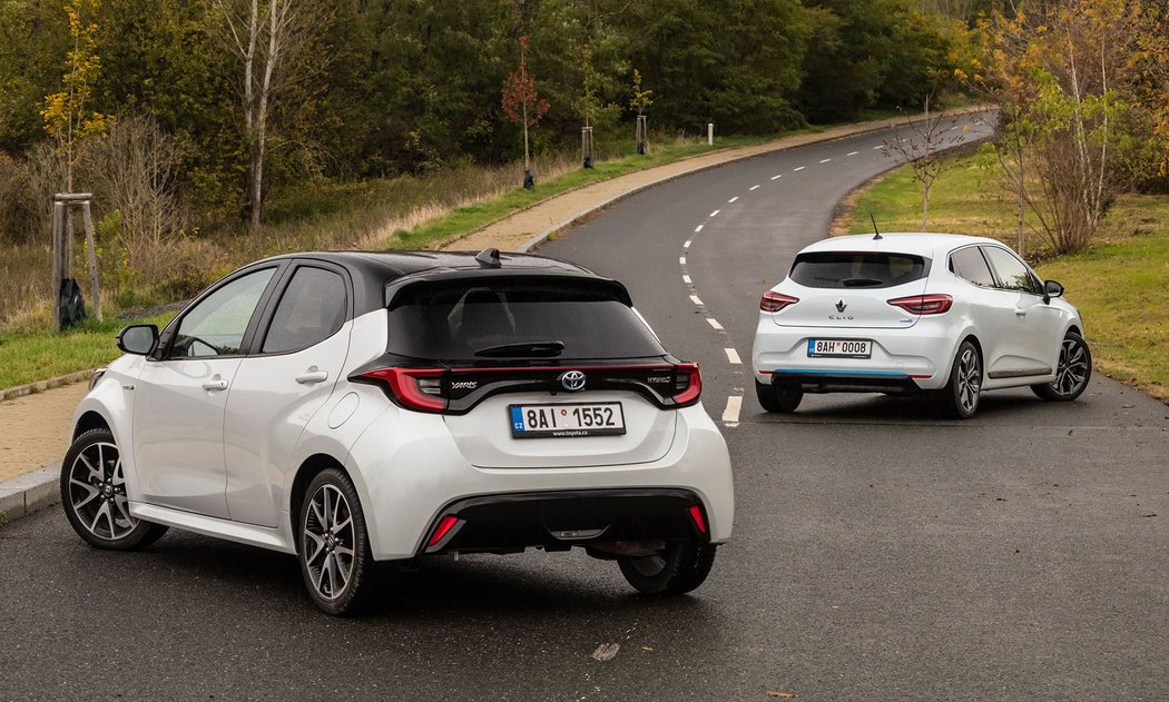 Renault Clio E-Tech vs. Toyota Yaris Hybrid