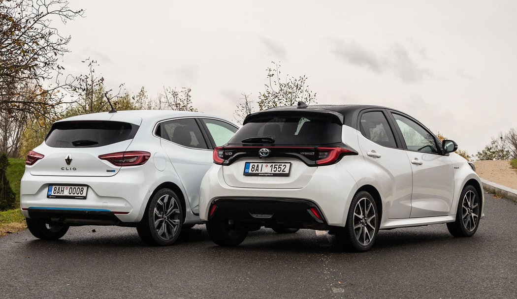 Renault Clio E-Tech vs. Toyota Yaris Hybrid