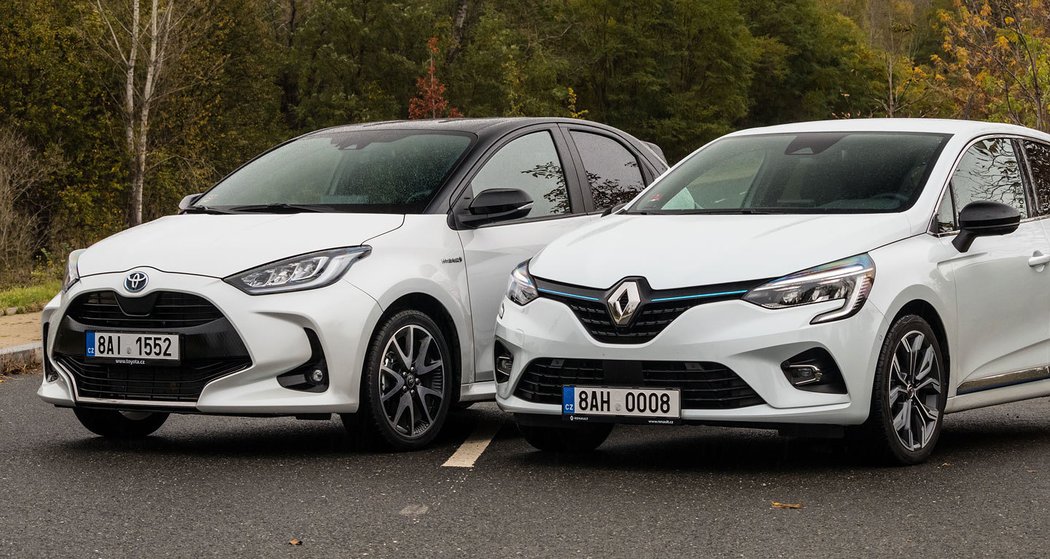 Renault Clio E-Tech vs. Toyota Yaris Hybrid