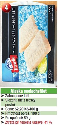 Alaska seelachsfilet