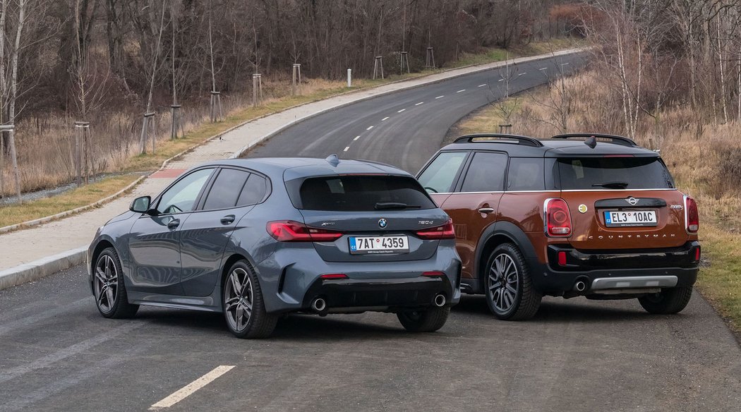 BMW 120d xDrive vs. Mini Cooper S E Countryman ALL4