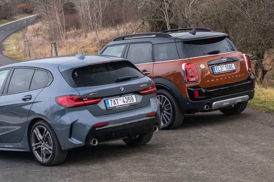 BMW 120d xDrive vs. Mini Cooper S E Countryman ALL4