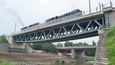 Test železničního mostu v Plzni